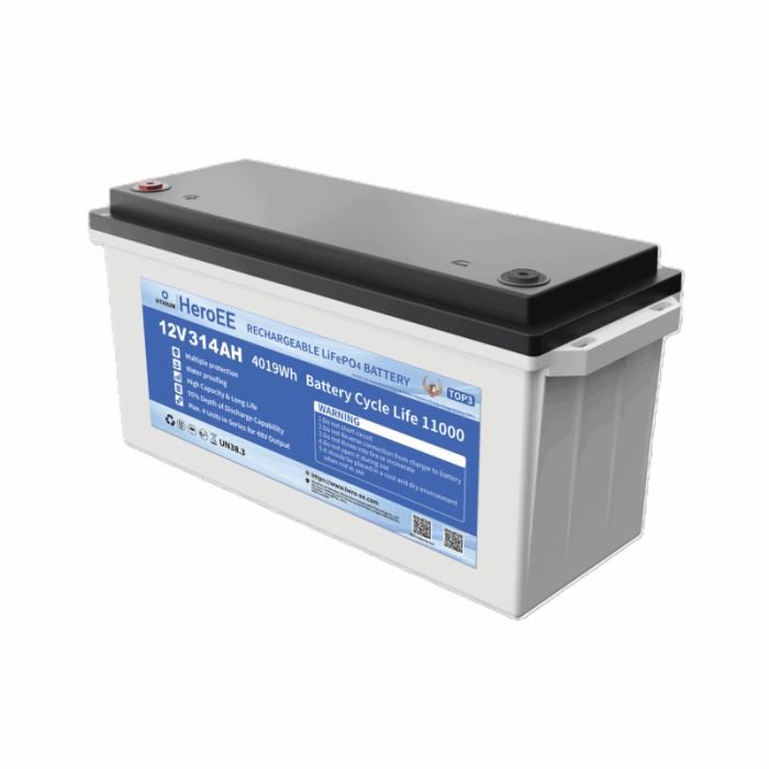 Hithium HeroEE 4 12.8V 314Ah 4kWh LiFePO4 Lithium Battery