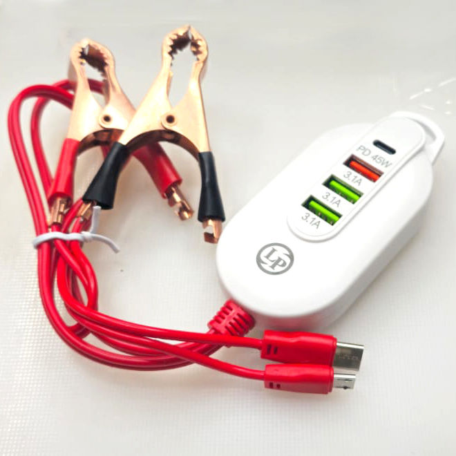 DC Mobile Phone Fast Charger PD 45w 12v Battery or Solar